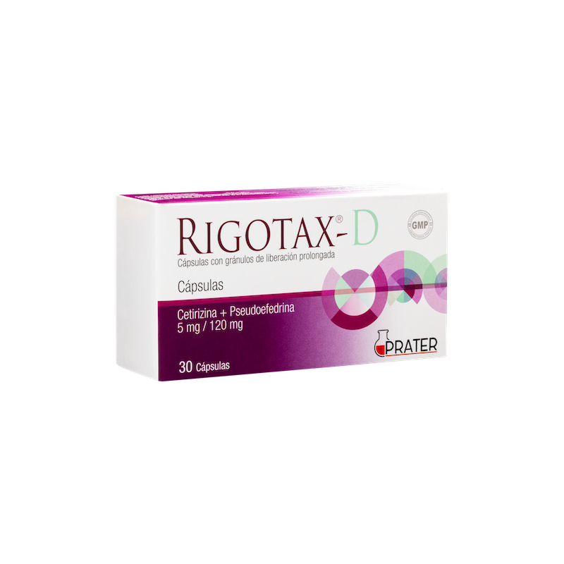 Rigotax D x 30 comprimidos bi capa